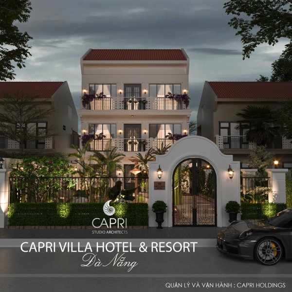 CAPRI VILLA HOTEL & RESORT - TINH HOA KIẾN TRÚC PHÁP - VIỆT GIỮA LÒNG ĐÀ NẴNG